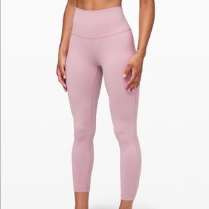 Lululemon Wunder Under HR Crop 21” - Smoky Blush